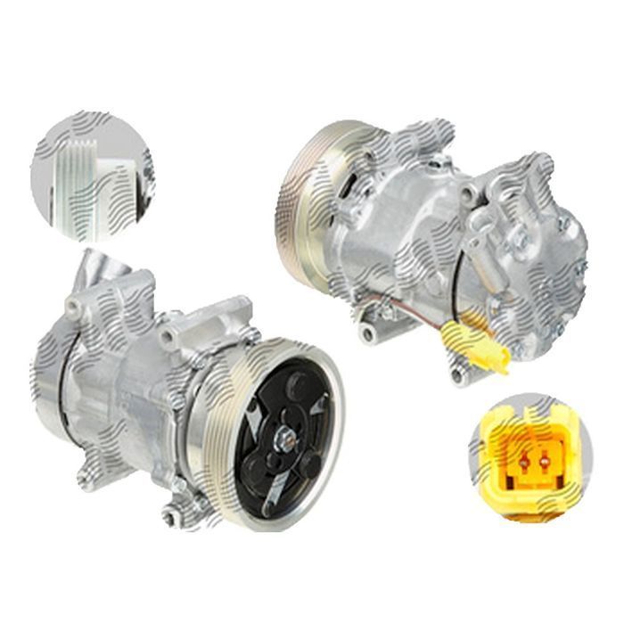 Compresor AC, aer conditionat Mercedes Citan; Nissan Cube, Juke, Micra, Note, NV200, Qashqai; Renault Clio, Kangoo, Modus, Twingo, Wind, 1.5 CDI, 1.5