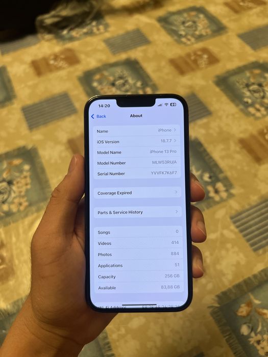 Iphone 13 Pro 256gb aybi yo’q