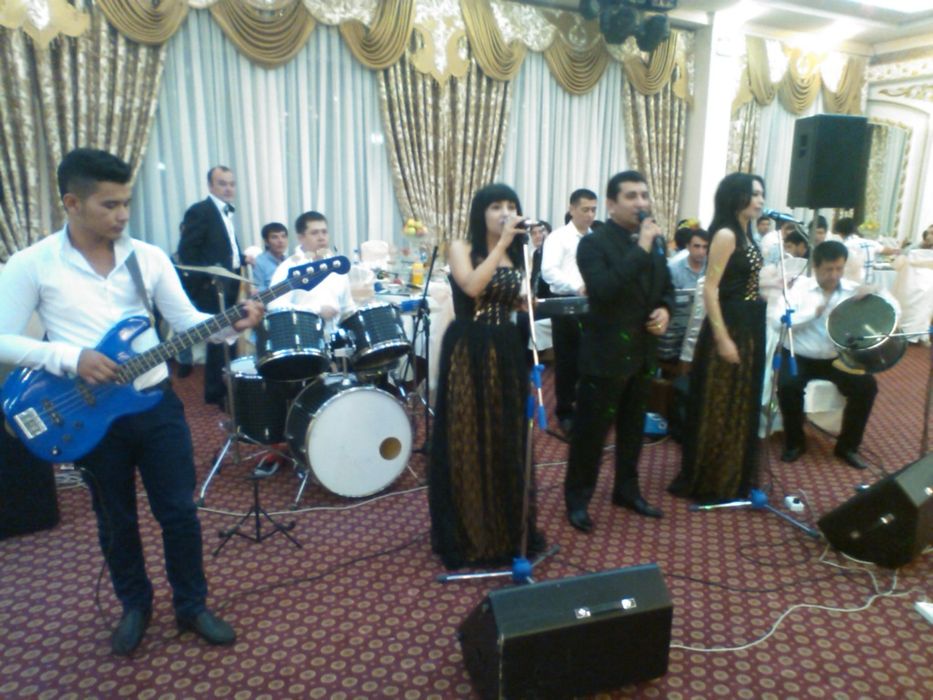 Ош, никох, банкет ва бошқа маросимлар учун усилител, колонка ва ансамб