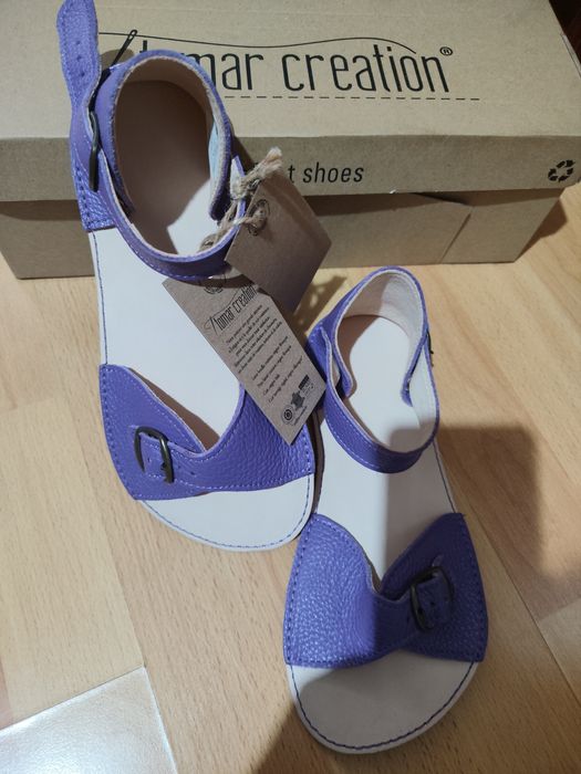 Боси сандали естествена кожа