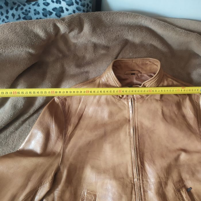 Куртка кожаная  marco polo