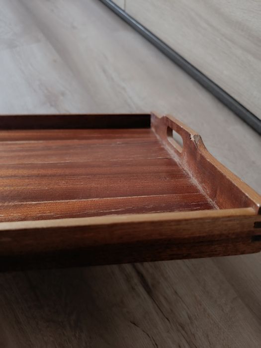 Деревянный поднос советских времён