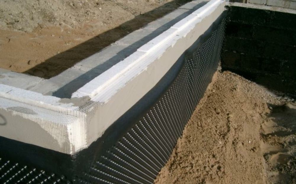 Гидроизоляция фундамента