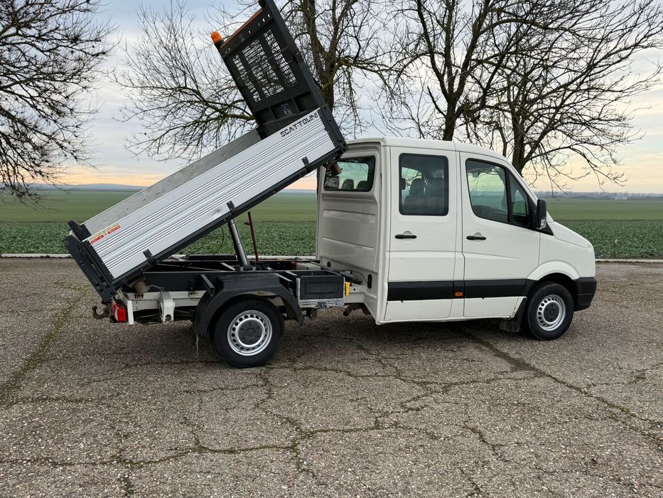 Volkswagen Crafter Dokka 2.5 - basculabil pe 3 parti, bena Scatollini