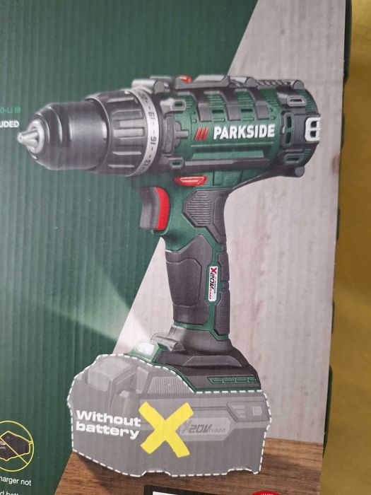 Bormasina - Masina de gaurit si insurubat, Parkside PABS 20-Li I9, 45Nm, 2 trepte de viteza si geanta de transport fara acumulator/incarcator