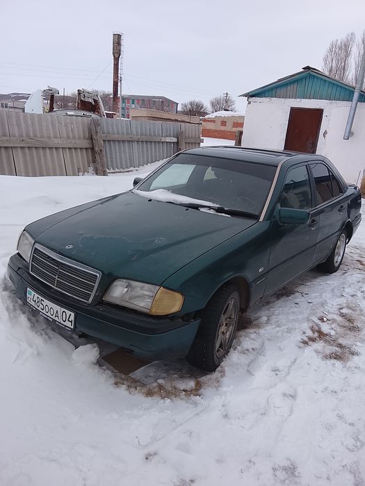 Мерседес с-180 синий