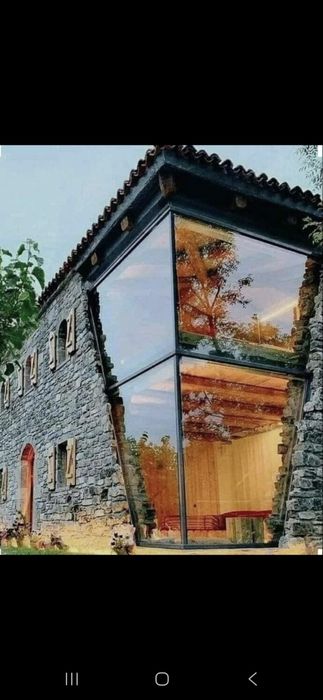 Окна балконы витражи