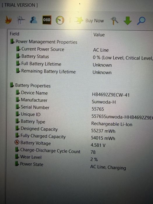 Laptop Huawei MateBook D15 Ryzen 7 3700U 8GB 512GB SSD Baterie 98%