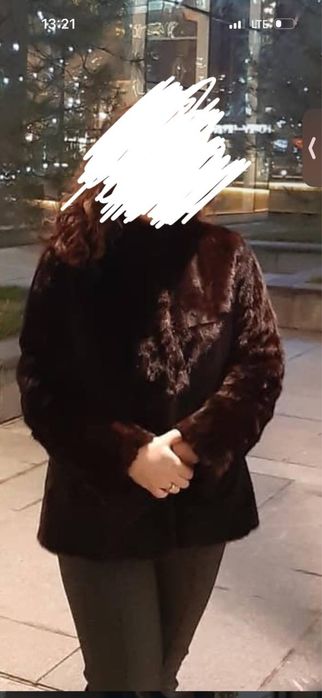 Норковая шуба в отличном состоянии