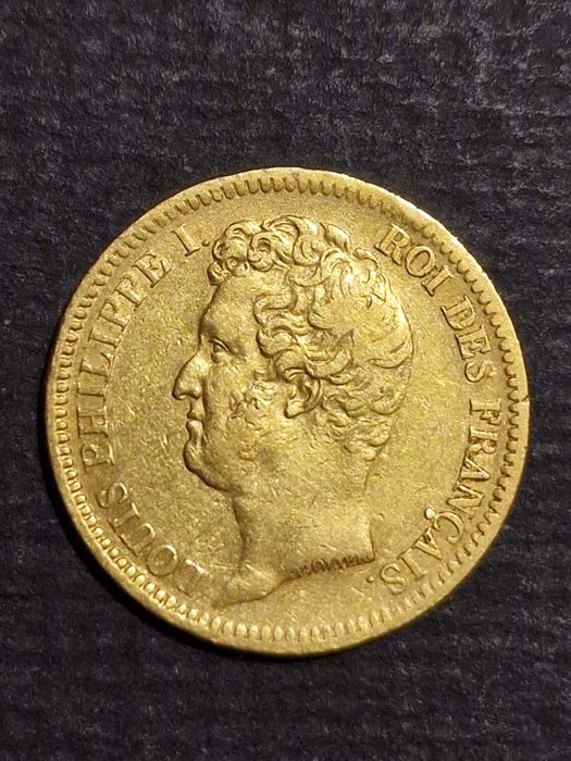 Златна Монета 20 Френски франка 1815 и 1831 и 20 Гръцки драхми 1884