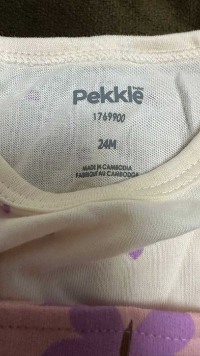Set 2 piese fetita  Pekkle 24 luni