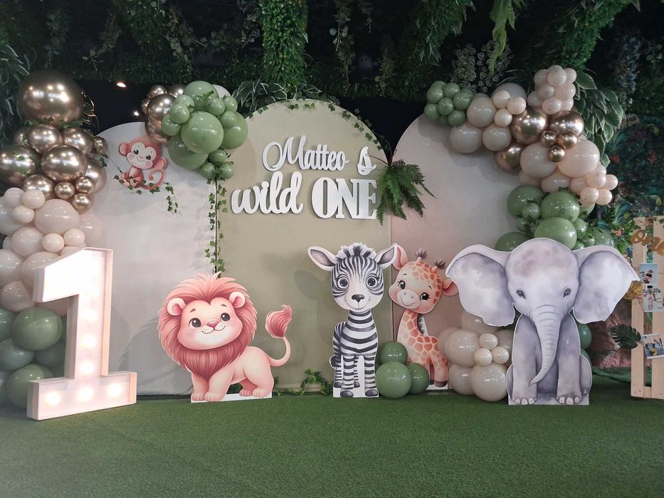 Arcada baloane botez Aranjamente baloane Photo corner Decor botez DJ