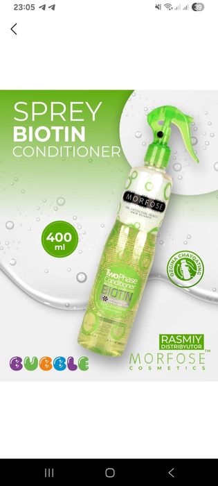 Soch uchun sprey va konditsaner
