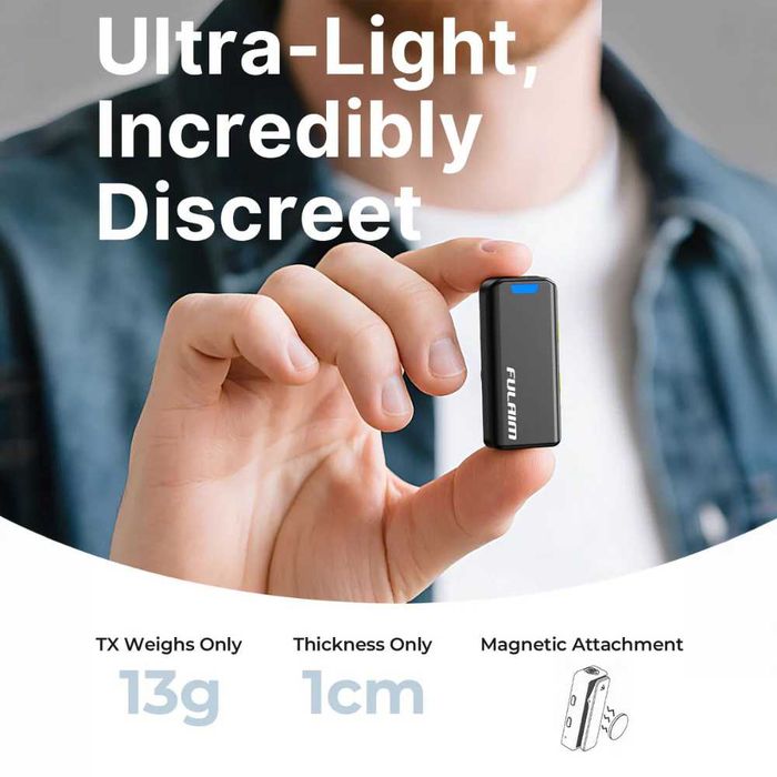Безжичен микрофон FULAIM X6S 2 Mic комплект
