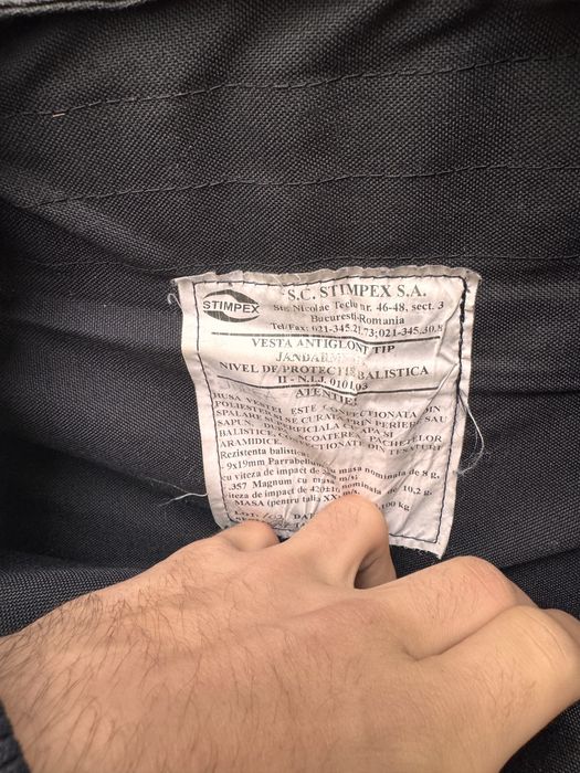 Vestă antiglonț jandarmerie