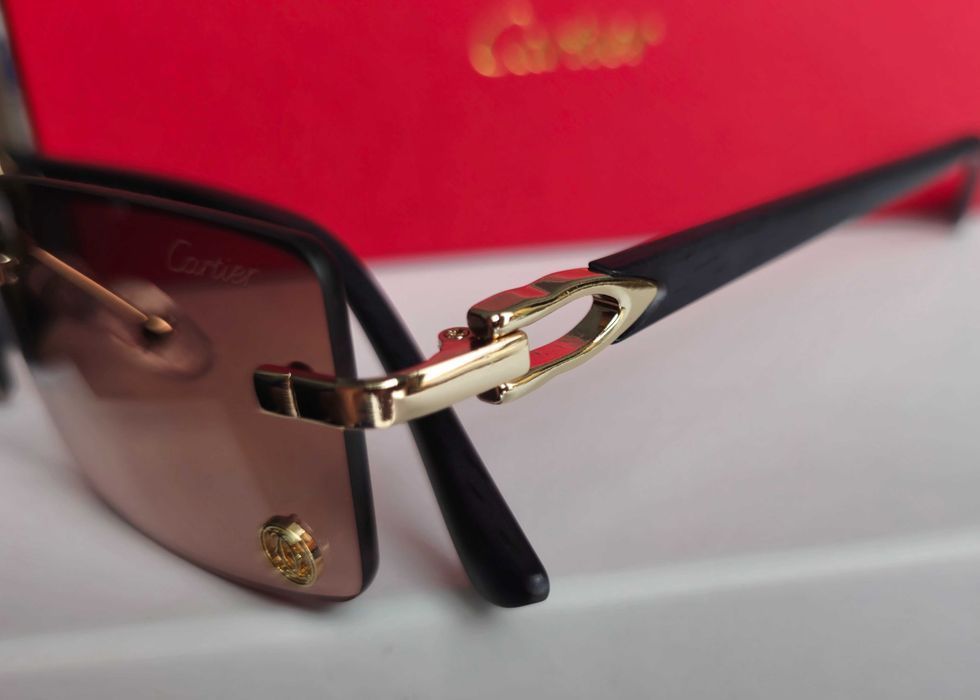 Ochelari de soare Cartier Horn Brown