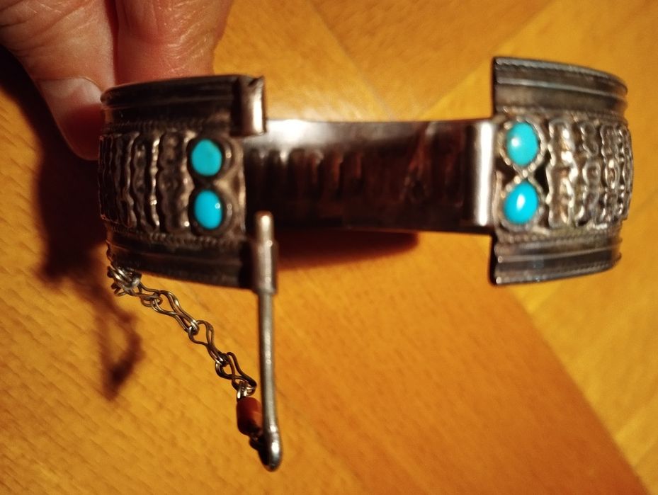 Серебряный браслет антика