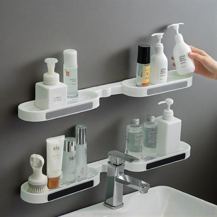 Сгъваема етажерка за кухня или баня