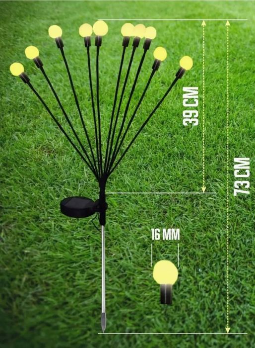 Светильник на солнечной батарее для Сада Дачи