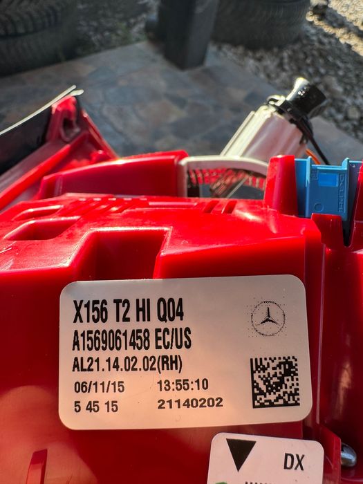 Стоп за Mercedes Gla x156