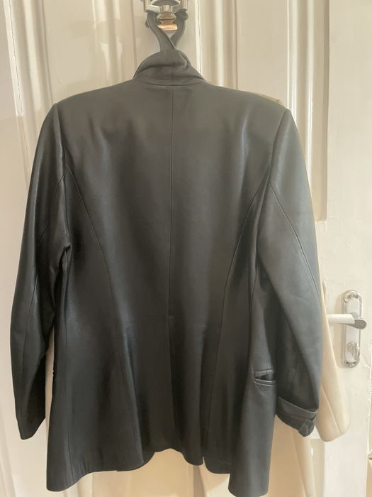 Пиджак женский кожаный