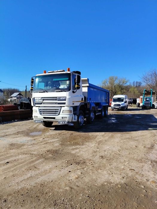 Vand / Scimb cu Buldoexcavator Autobasculanta 8x4 Daf Cf 85,
 2007 Euro 5