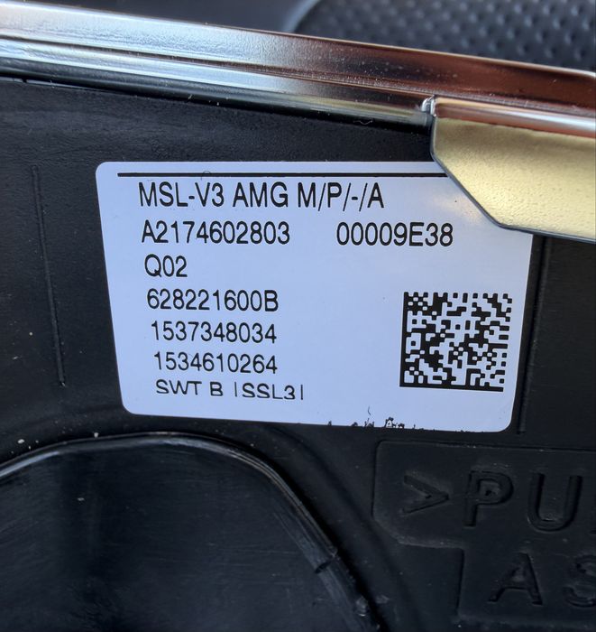 Volan + Airbag Mercedes S / GLE / GLS : A2174602803