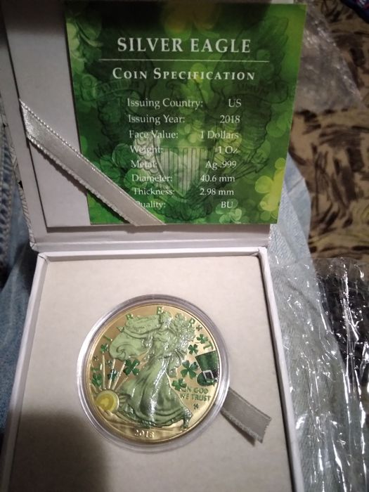 Редки монети златно сребърни със сертификат