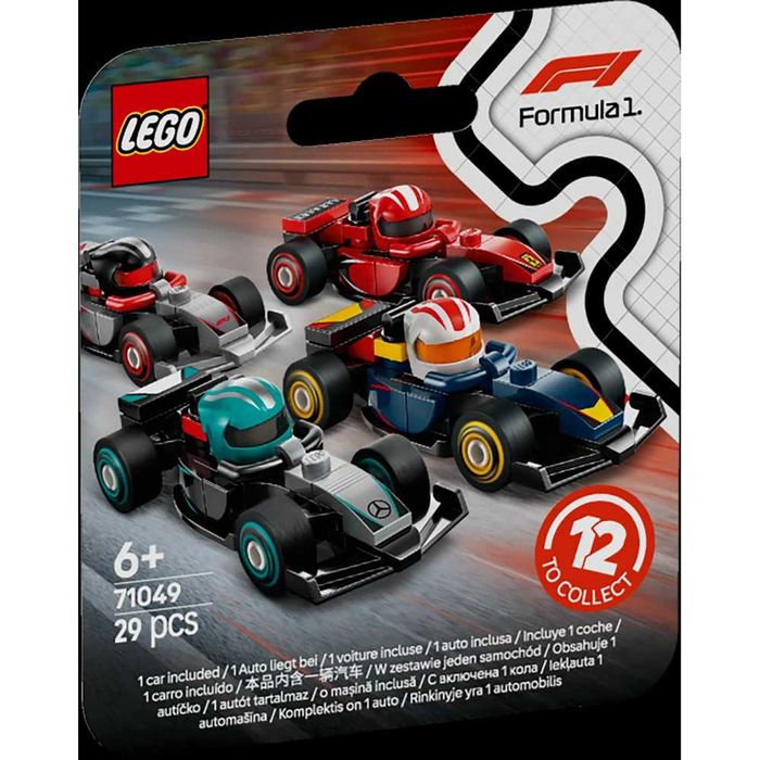 Mercedes, Minifigurine LEGO, 71049, Formula 1, IDENTIFICATE