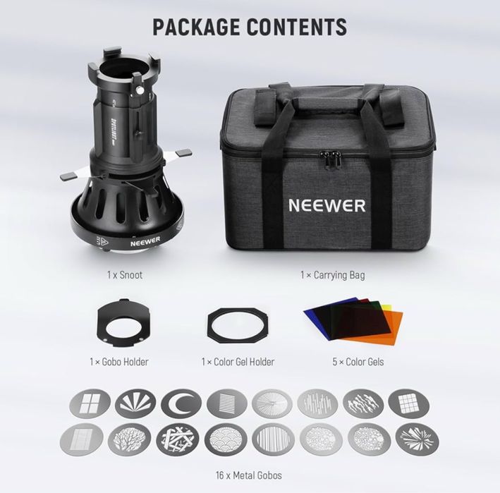 Спот. Проектор. Гобо. Фото. Видео. Nanlite. Godox. Aputure. Прожектор.