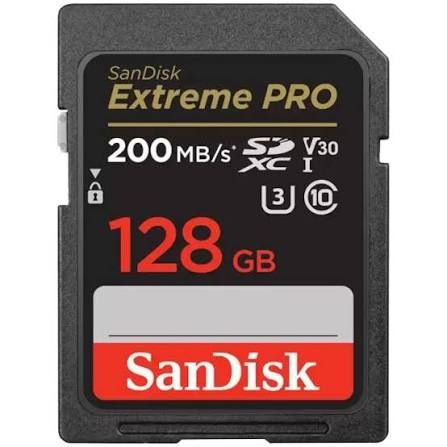 Card memorie SANDISK Extreme Pro 128GB SDXC. 4K UHD. Original