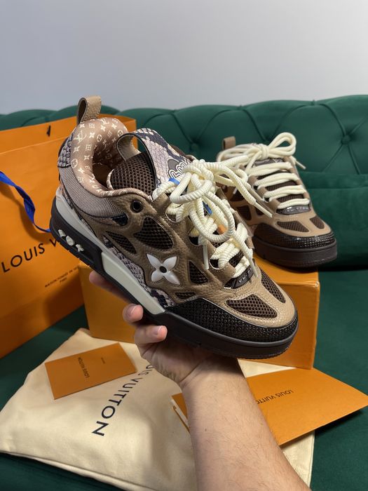 Adidasi Louis Vuitton Skate piele naturala 100% Full Box Premium