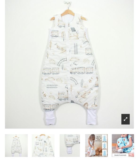 Sac de dormit Angel Baby 1-2 ani, 2.5 tog