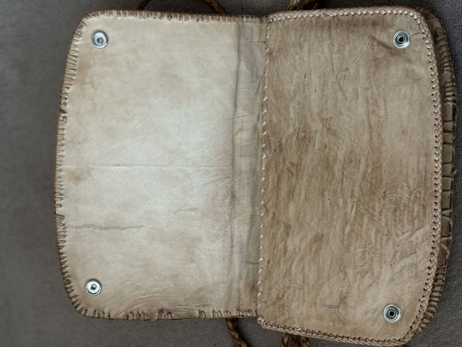 Дамска чанта от кожа на крокодил