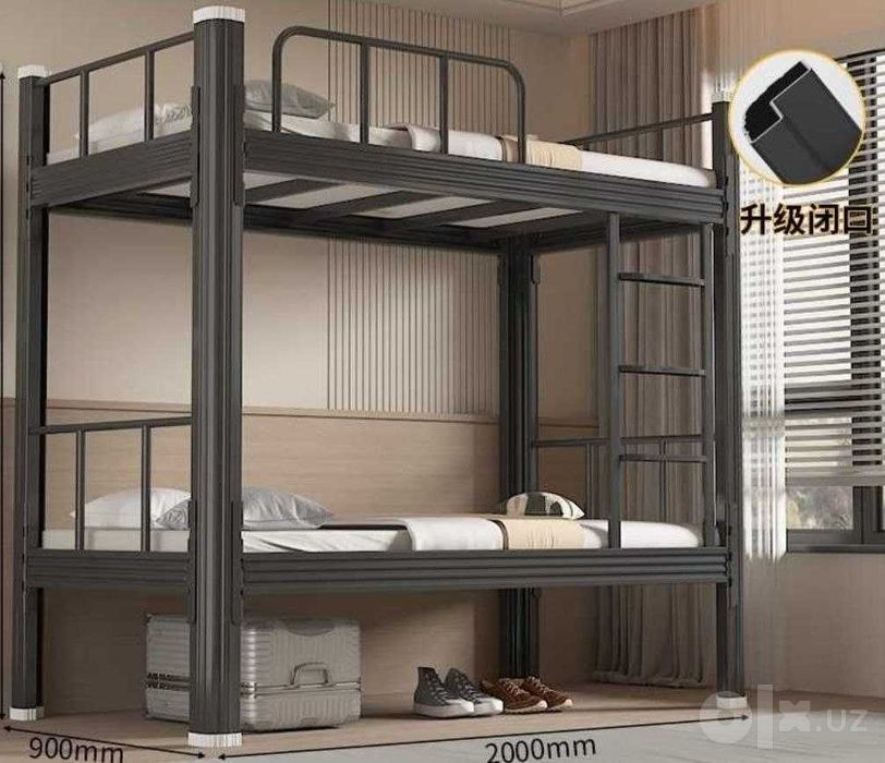 Hostel uchun 2 qavatli metall karavot | кровать для хостела
