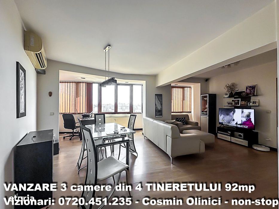 3 camere 92 mp - Living 30 mp - 2 bai - Renovare premium - Panorama — fotografia 1