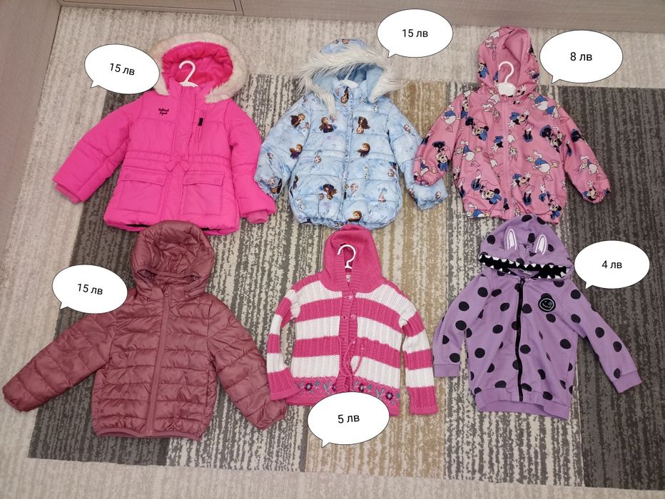 Лот дрехи за момиче размер 98 (2-3 години)