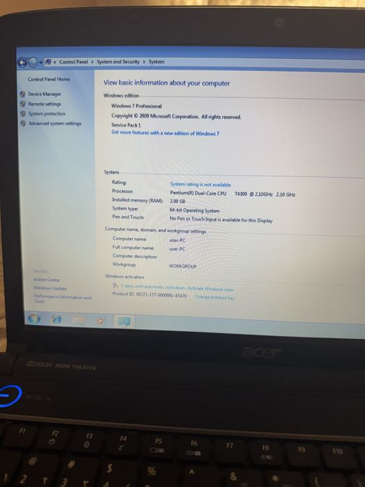 acer aspire 4736zg