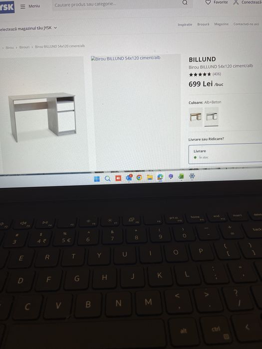 Birou Jysk - vand set cu mobila