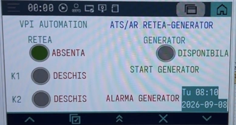 Automatizare ATS/AR Retea – Generator | PLC + HMI Siemens