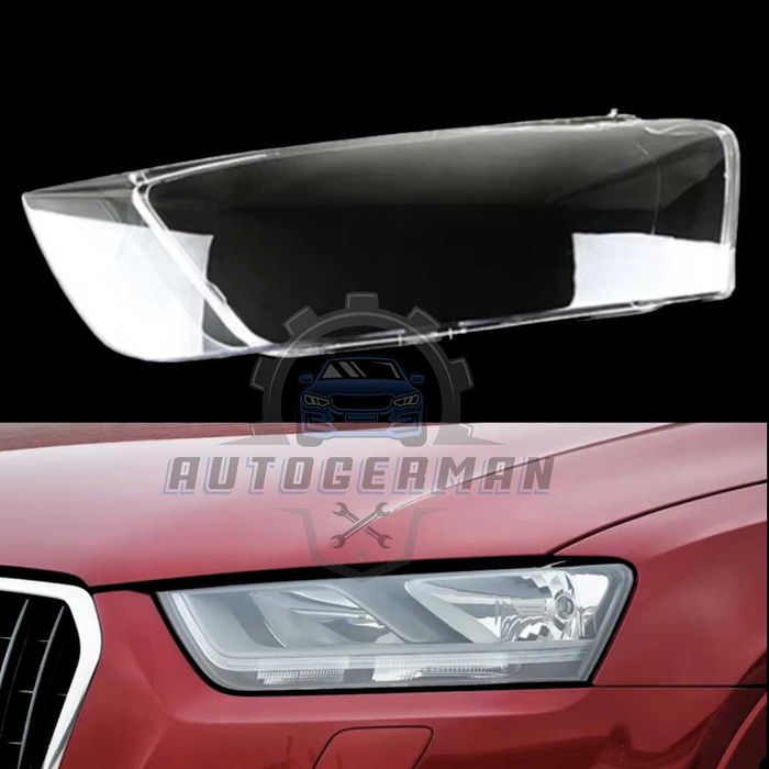 Капаци фарове Audi Q3 2013-2015 стъкло фарове крушки Audi Q3 Xenon фар капак стъкло за фар предни фарове корпус фарове леща фар Audi Q3 8U ксенон