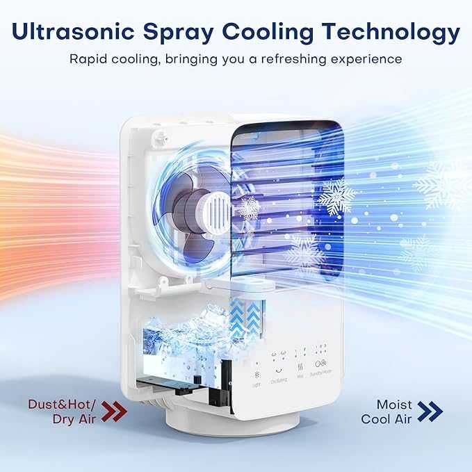 Охладител и овлажняване за въздух 800 мл