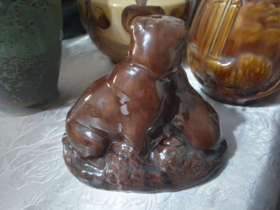 Статуэтка Собаки(бульдоги). Гжельский КЗ
