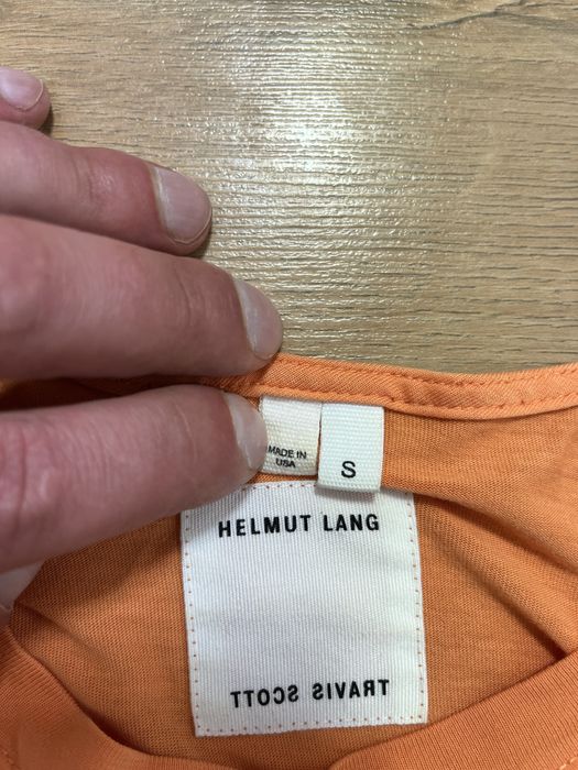 Helmut Lang x Travis Scott тениска размер S-M