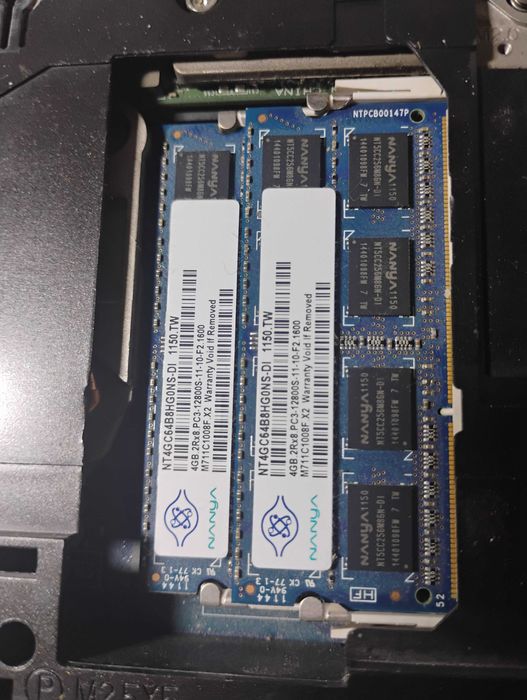 4 GB RAM за лаптоп 2xR8 PC3-12800s Nania DDR3 SDRAM SO-DIMM