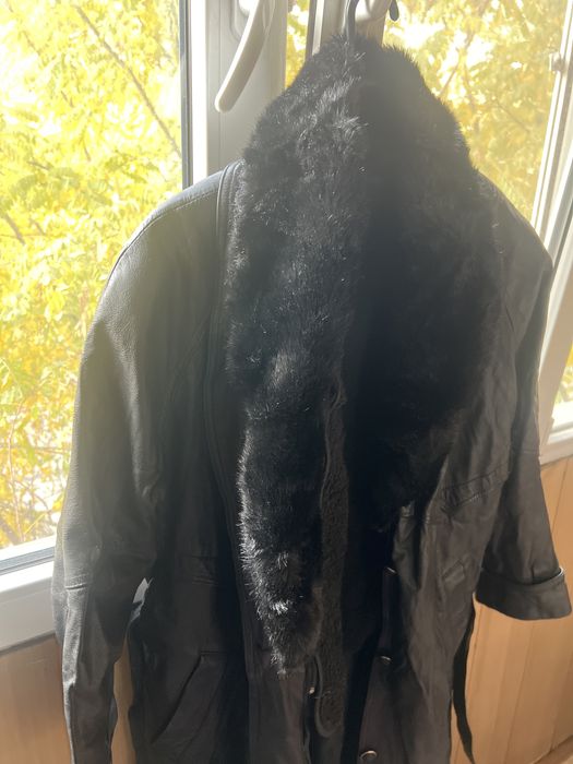 Кожа натур кожа  плащ