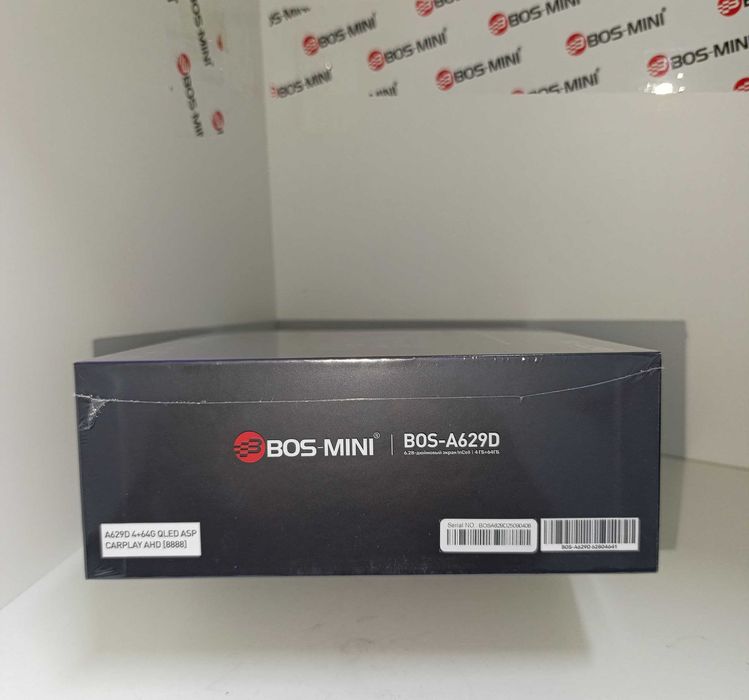 Monitor BOS-A629D — Android avtomag­nitola (1 DIN)