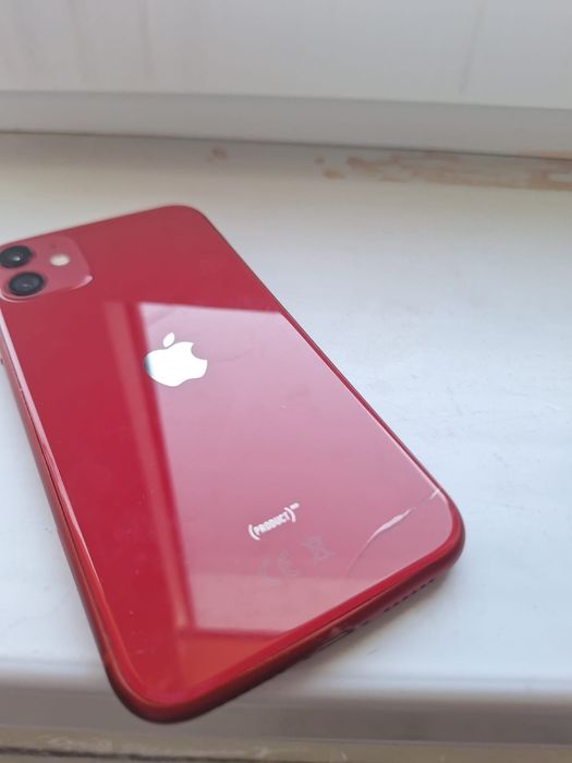 iPhone 11 (Product RED), 128GB, 100%!