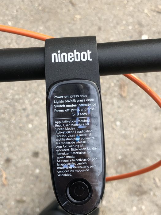 Ninebot Kickscooter F40A черный электро сомакат