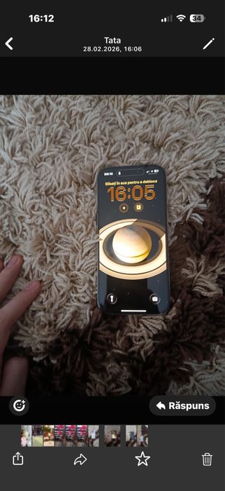 Vând iphone 16 pro stocare 128 și baterie de 90